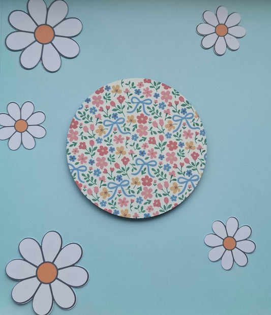 In Full Bloom Spring Pattern Coaster