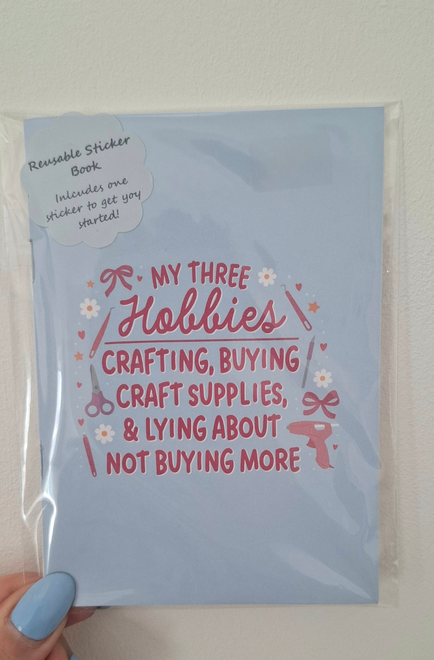My Three Hobbies Reusable Sticker Book A6