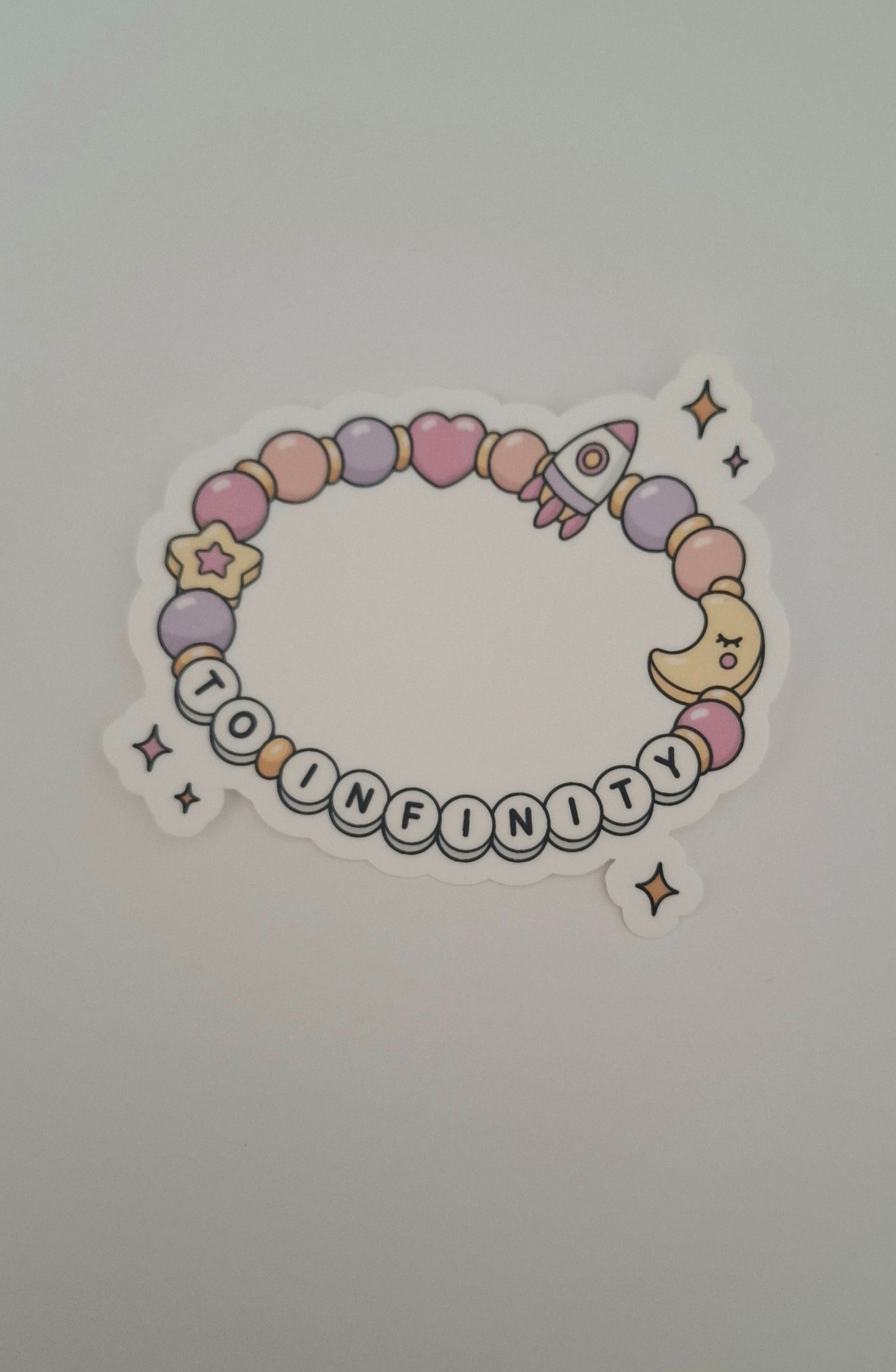 To Infinity Bracelet Die Cut Sticker