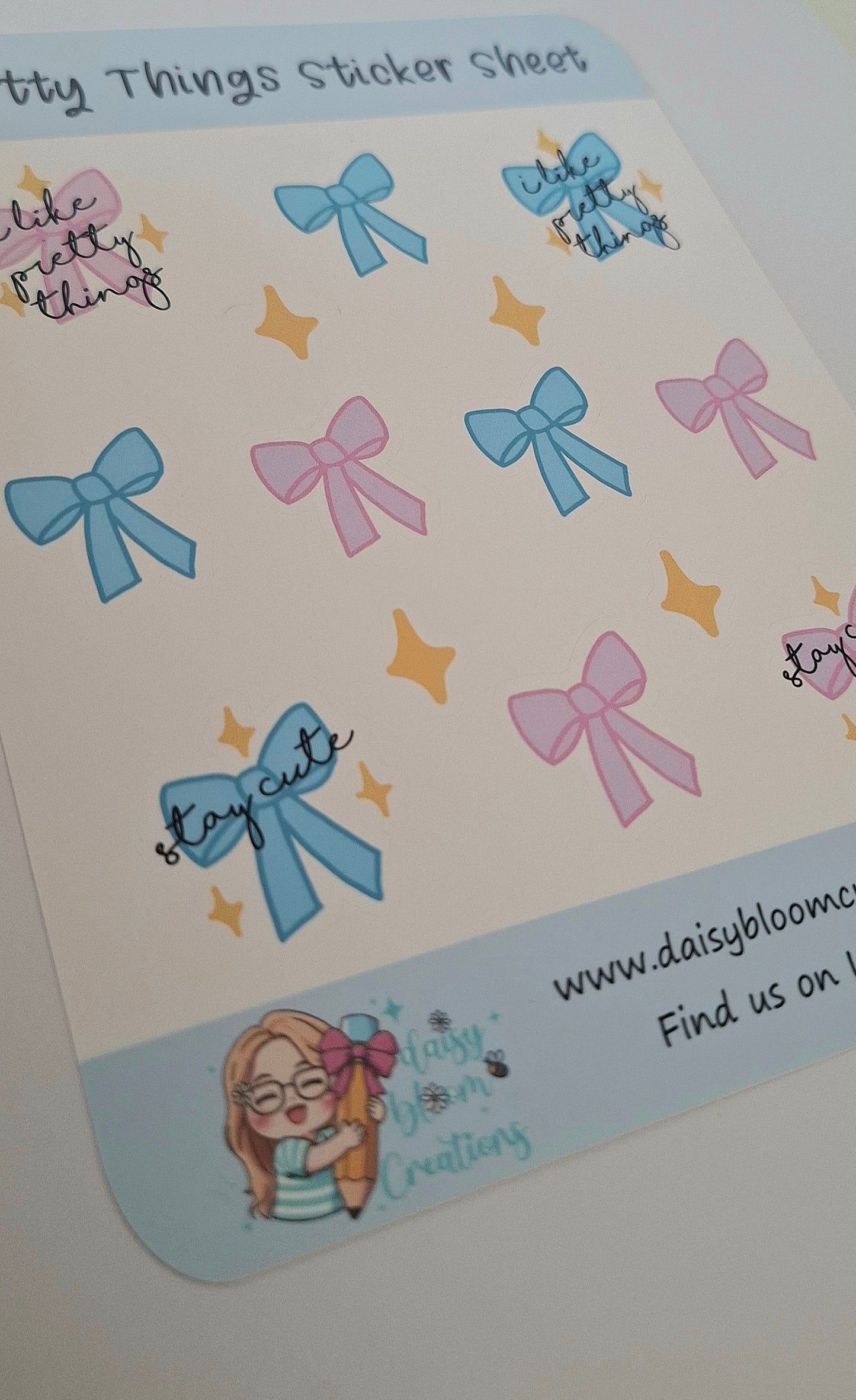 Bows Sticker Sheet