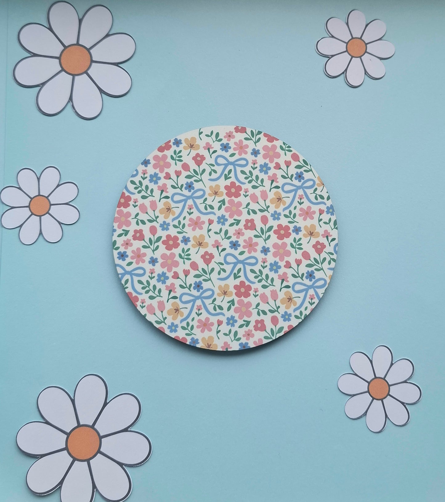 In Full Bloom Spring Pattern Coaster