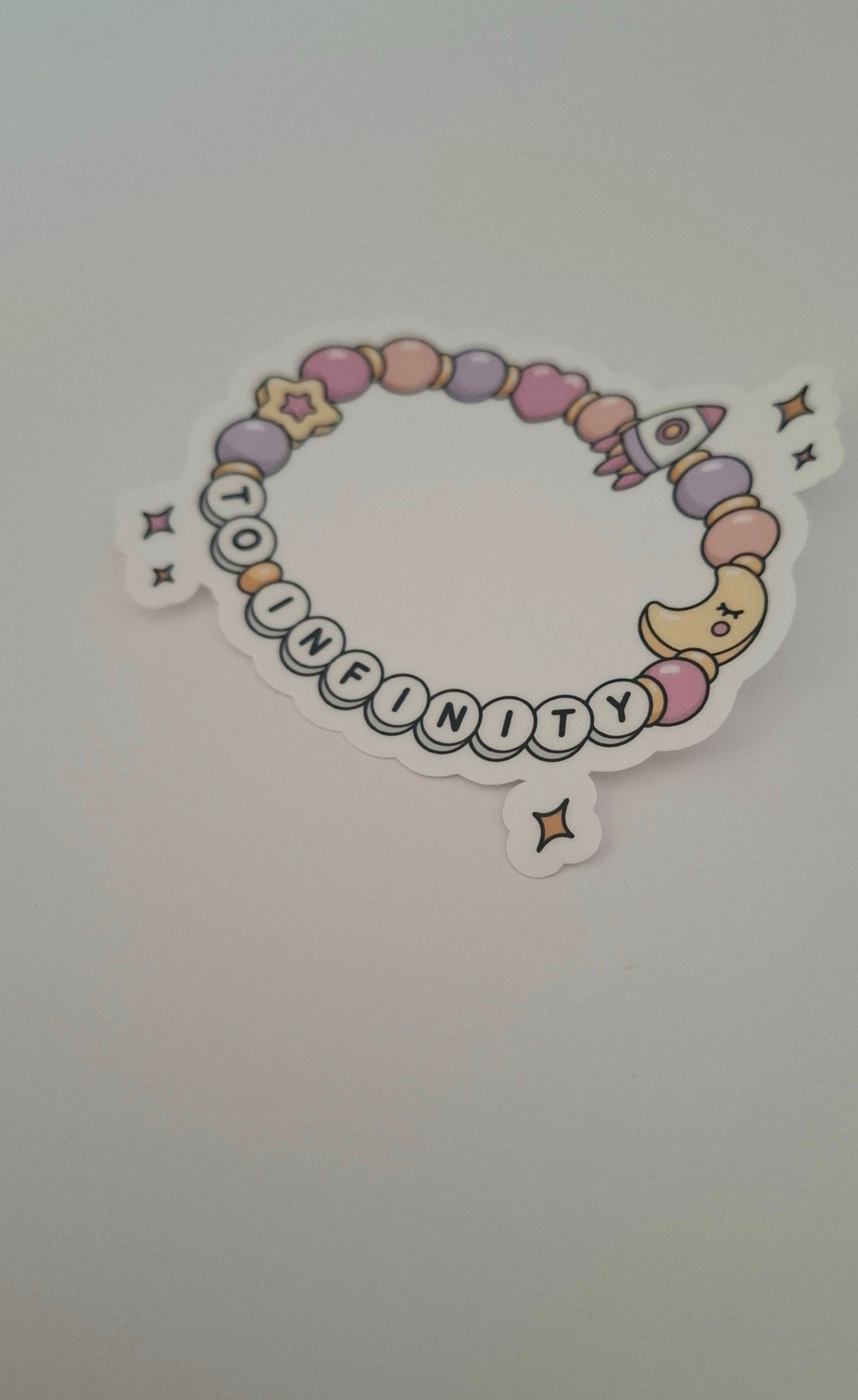 To Infinity Bracelet Die Cut Sticker