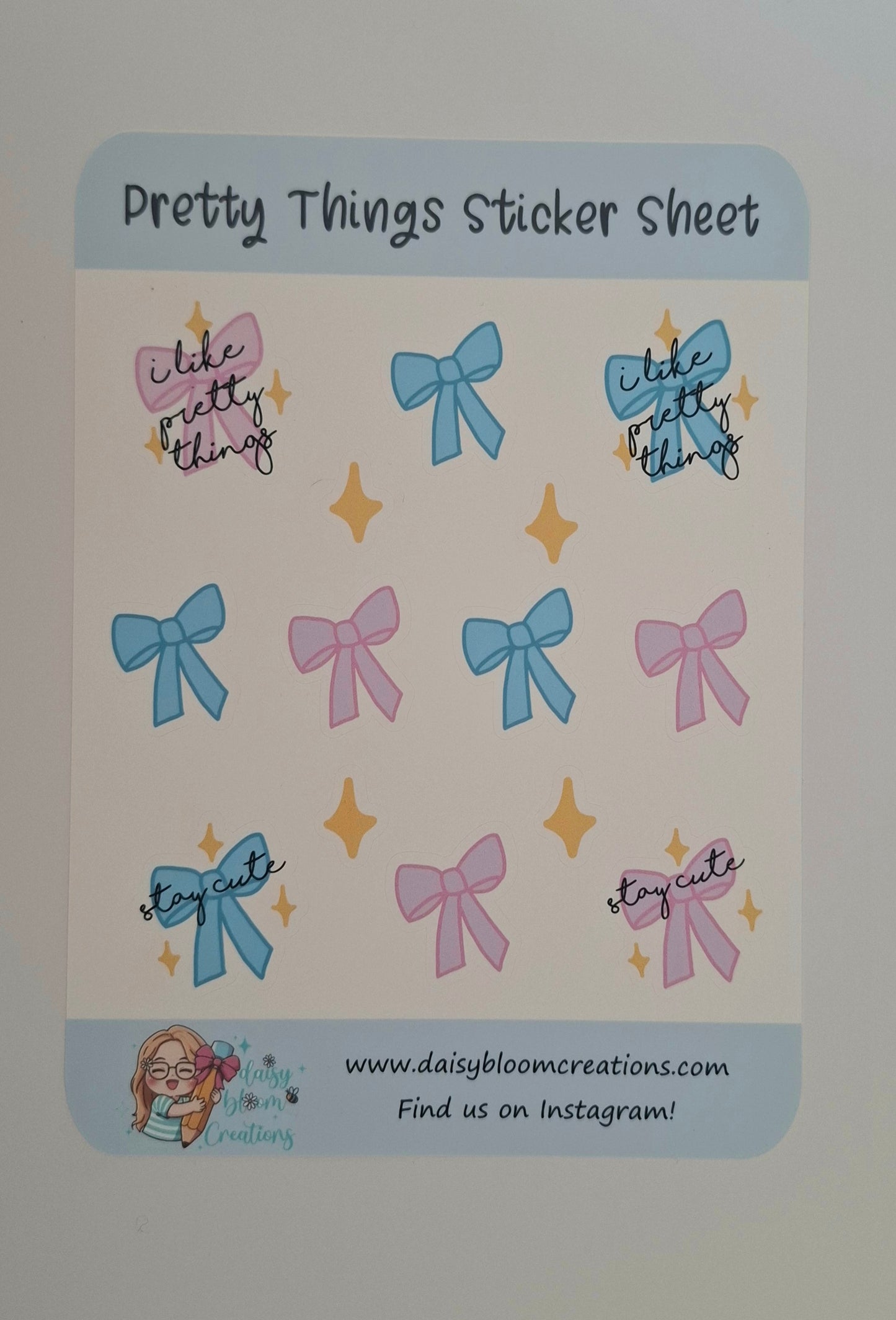 Bows Sticker Sheet