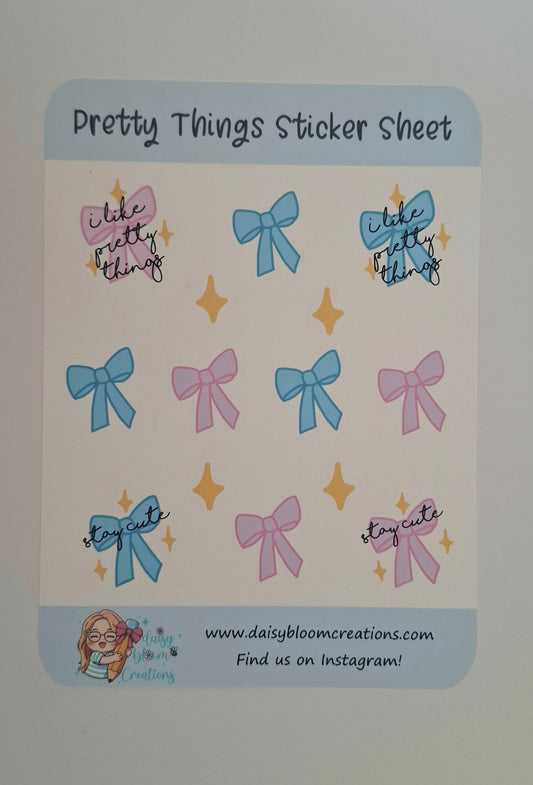 Bows Sticker Sheet