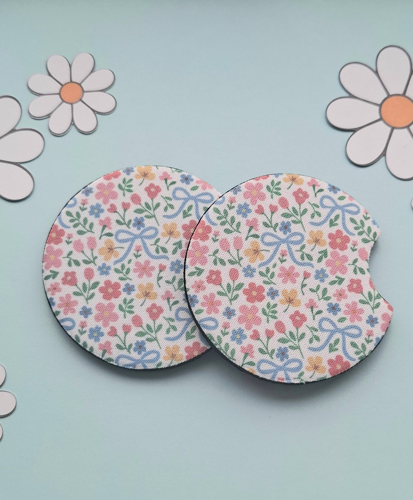In Full Bloom Car Coasters